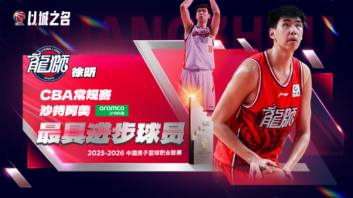 乐鱼体育app下载-CBA官宣最具进步球员奖：徐昕换队爆发当选 5数据创生涯新高